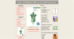 Desktop Screenshot of ellibrodelaespalda.com