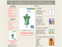 Tablet Screenshot of ellibrodelaespalda.com